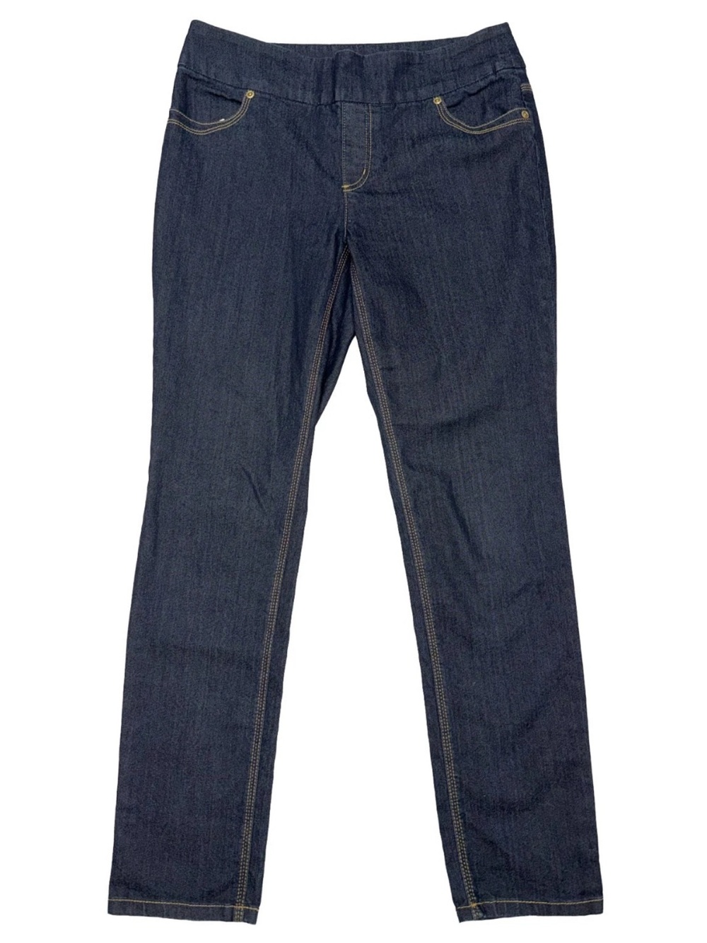 Chico’s So Slimming Dark Wash Chicos size 1 Jeans Tummy Smoothing Panels